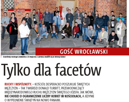 Tylko dla facetów - Gość wrocławski 15.06.2014