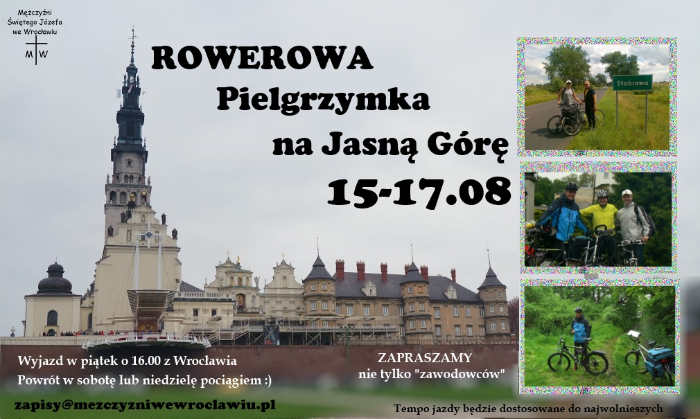 Rowerowa pielgrzymka na Jasą Górę - 15-17.08.2014